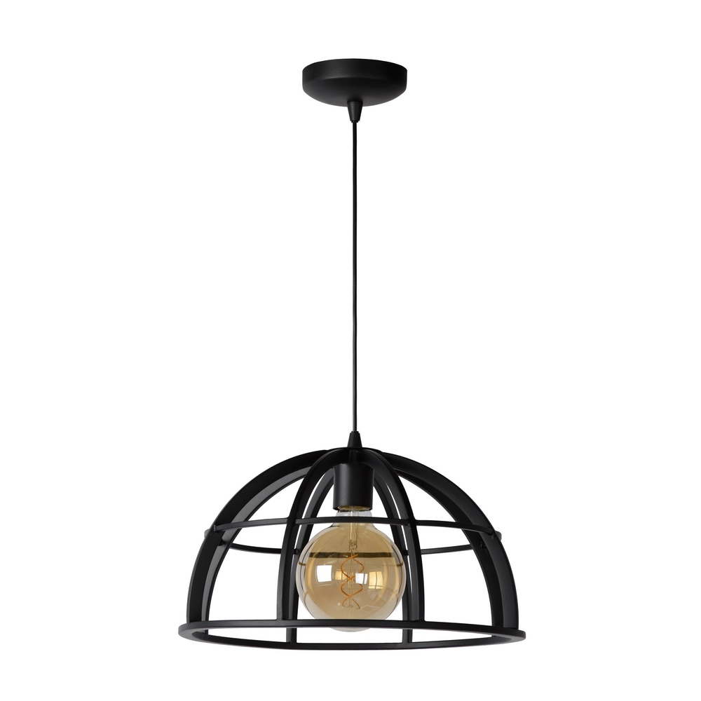Lucide HanglampDikra industrieel zwart - 76464/01/30
